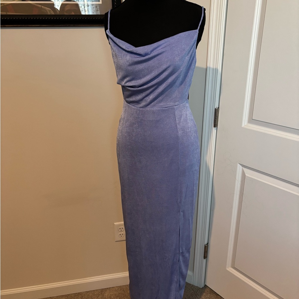 Selfie Leslie Lilac Backless Gown